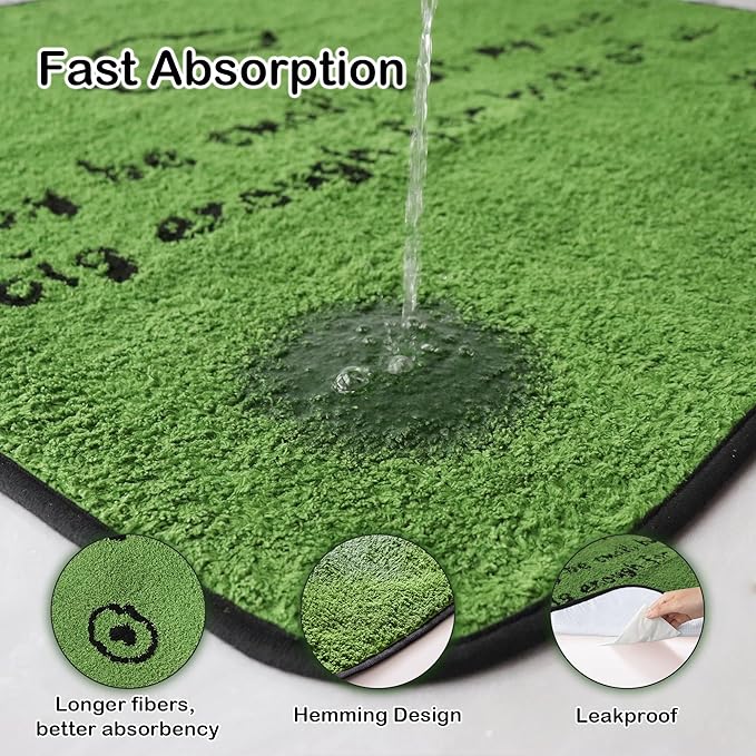 Qeils Reusable Dog Pee Pads, 2 Pack Super Absorbent & Leakproof Washable Puppy Pads with Soft Green Top Layer, for Potty Training, Crates, Couch, Car Seats & Pet Beds, 36"x 36"
