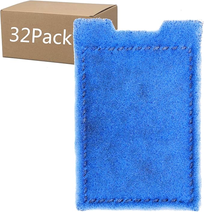 32 Pack Aquarium Filter Cartridge Rite-Size Z Replacement Filter Cartridges Compatible with Eclipse Filtration Systems