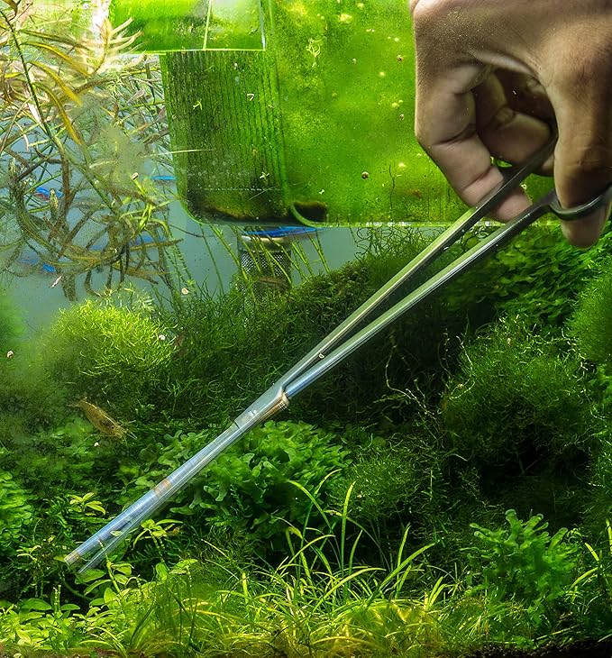 Mandala Crafts Stainless Steel Aquascaping Tools Kit – Aquarium Plant Tools with Tweezers, Spatula, and Scissors for Fish Tanks, Hospital Tanks, Goldfish Bowls, Aquariums, and Terrariums