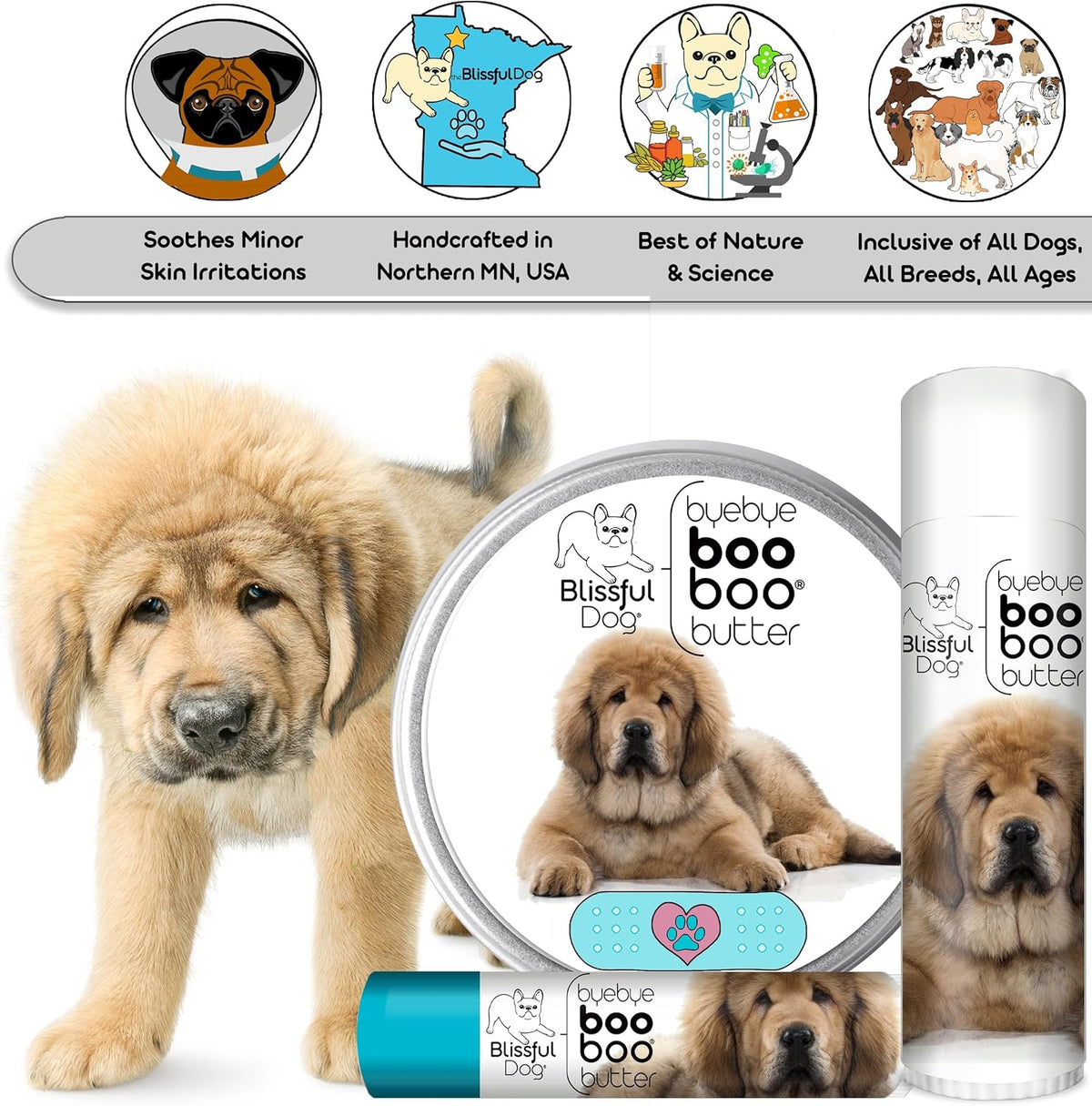 Tibetan Mastiff Boo Boo Butter, 0.15-Ounce