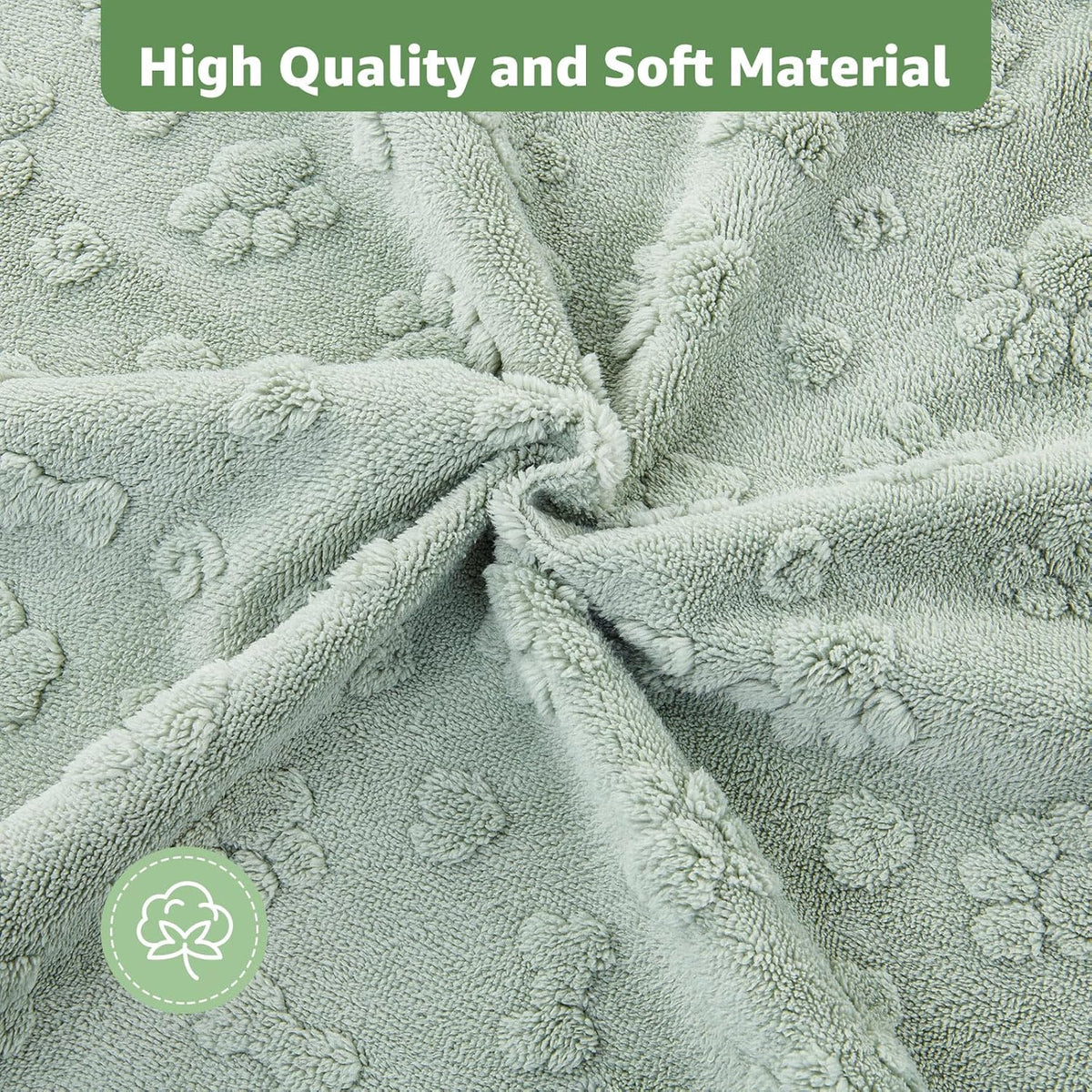 LOOBANI Washable Pee Pads for Dogs: 72"x72" Super Absorbent Reusable Dog Pee Pads Extra Large, Waterproof and Leakproof Whelping Pad for Potty Training, Playpen, Crate,Floor and Bed