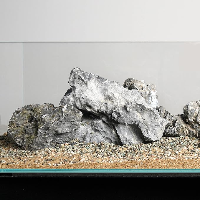 LANDEN Thoreau Aquarium Sand for Aquarium Landscape 2L(7lbs), Fish Tank Gravel, Pea Gravel for Landscaping, Coarse Sand for Plants, Aquarium Granite Sand, Fish Tank Decorative Sand, 2-3mm