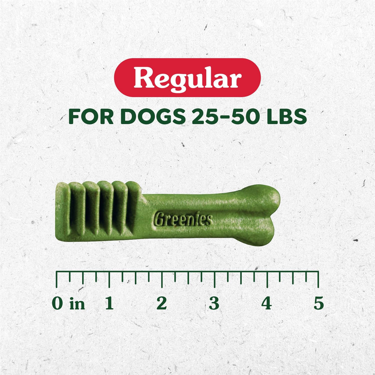 Greenies Original Regular Dental Dog Treats, 3 oz. Pack (3 Treats)