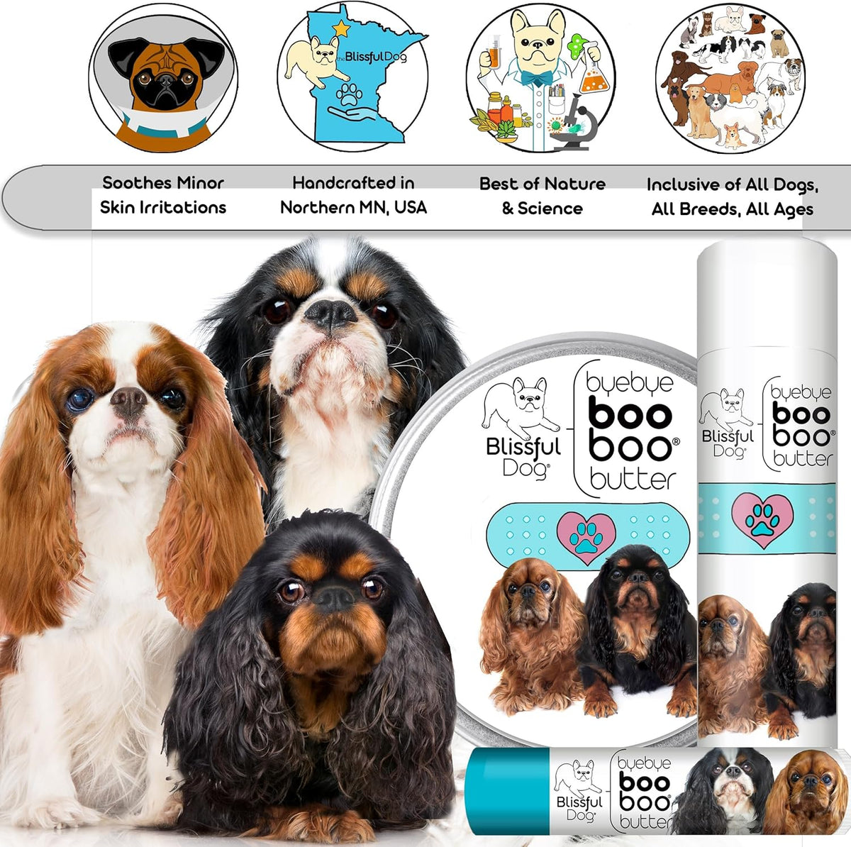 English Toy Spaniel Boo Boo Butter, 0.15 oz